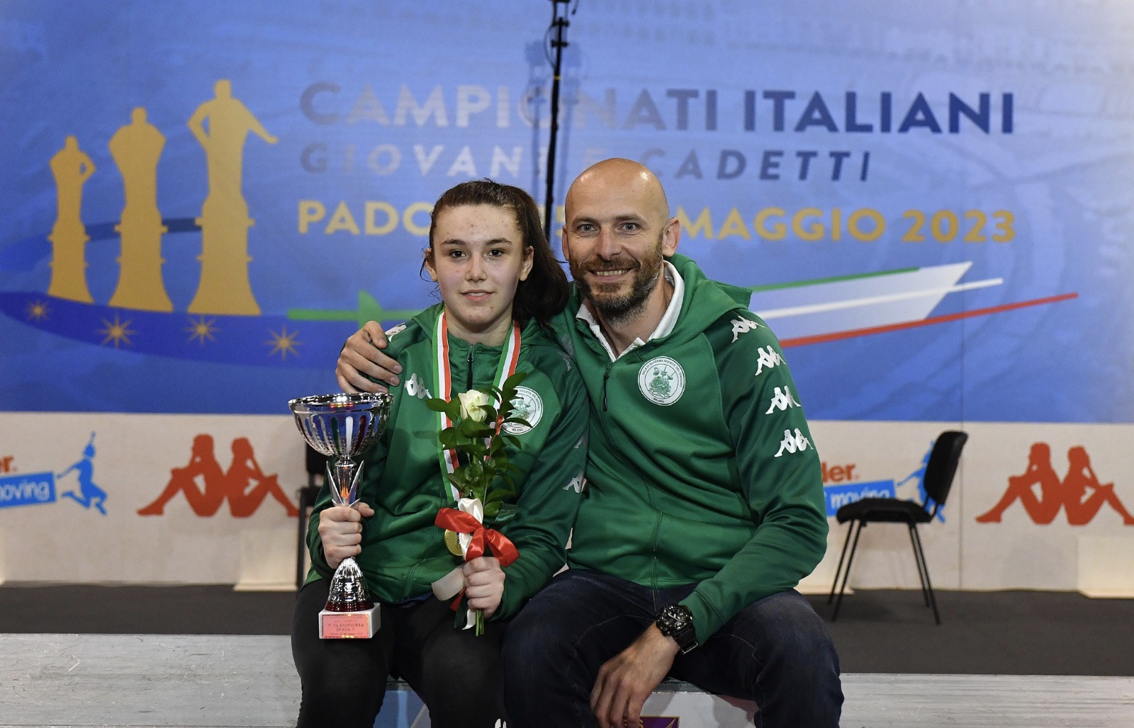 Dorotea Tarantini e Alfredo Rota Campionati Italiani Shcerma 2023 SPADA FEMMINILE Cadetti